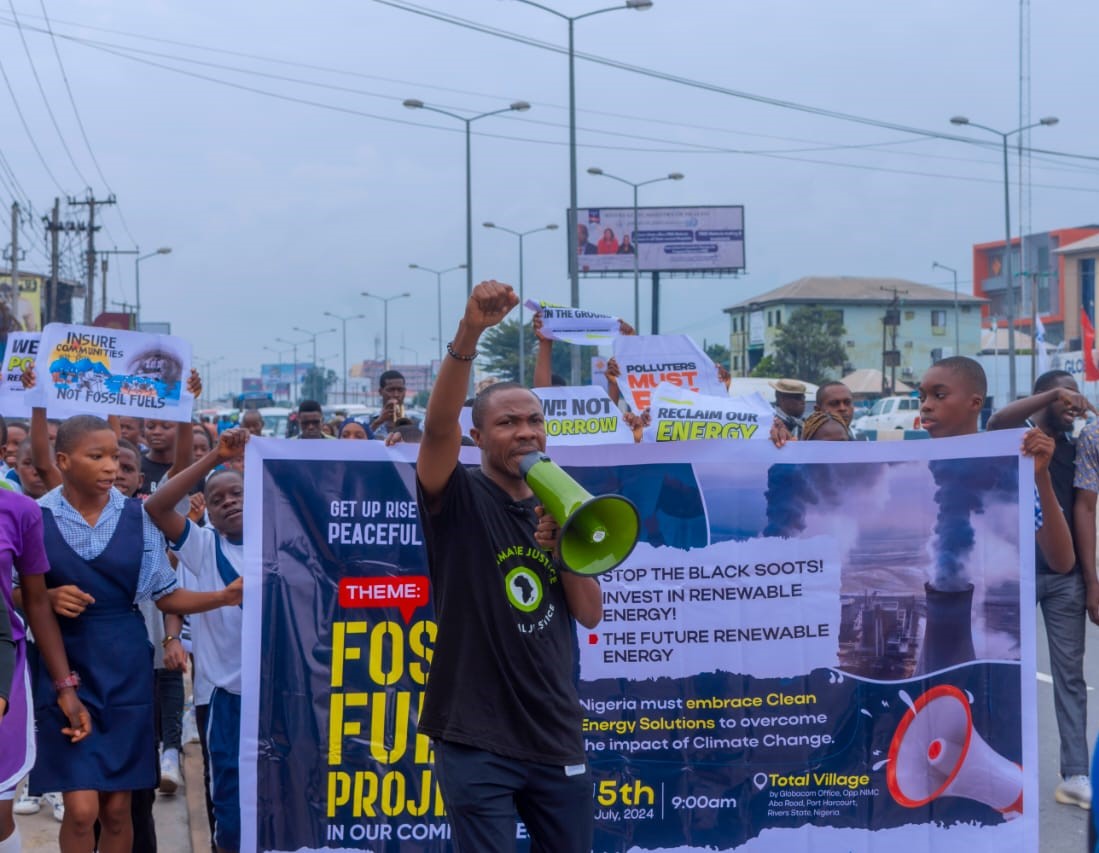 QGDF climate advocacy campaign participants in Nigeria